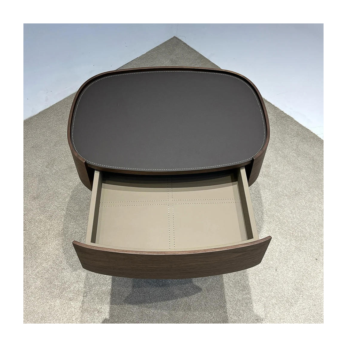 Drum Marble Dome Nightstand